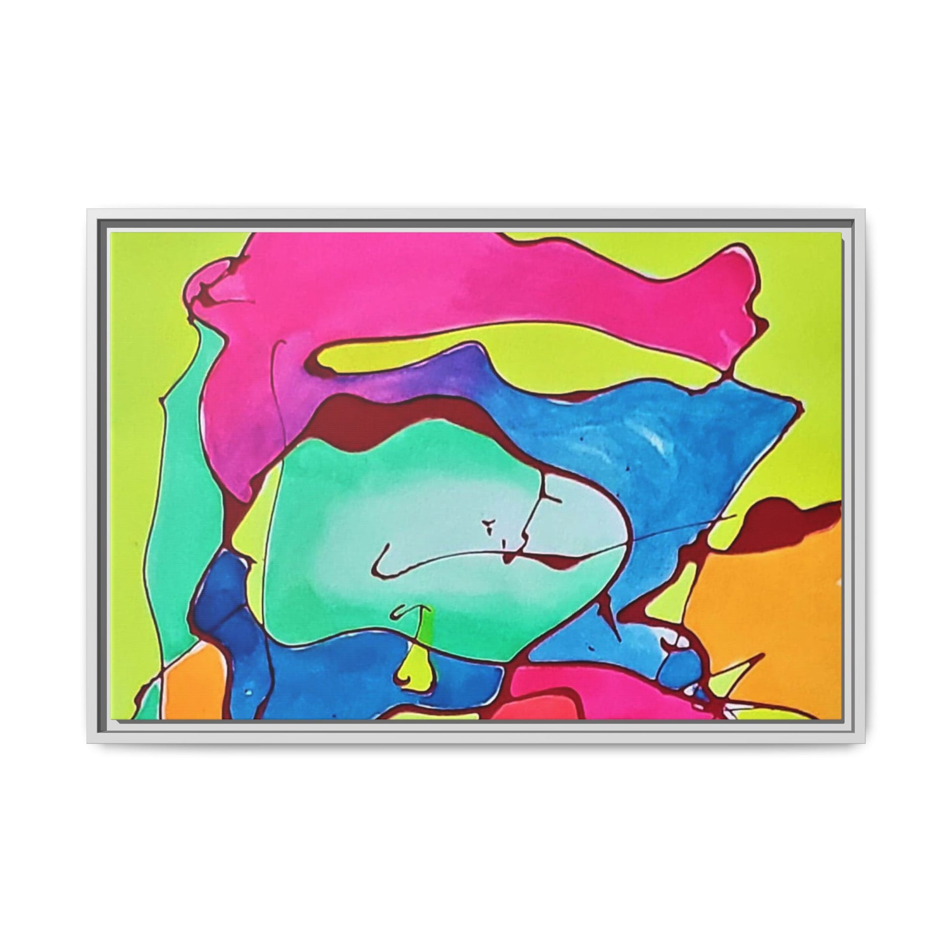 Kool Kid Matte Canvas Framed - Kia Day Design