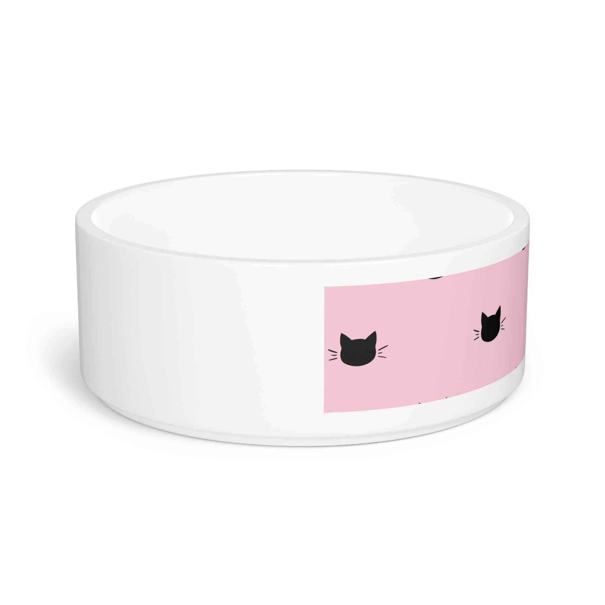 Pink Cat Design Pet Bowl - Kia Day Design