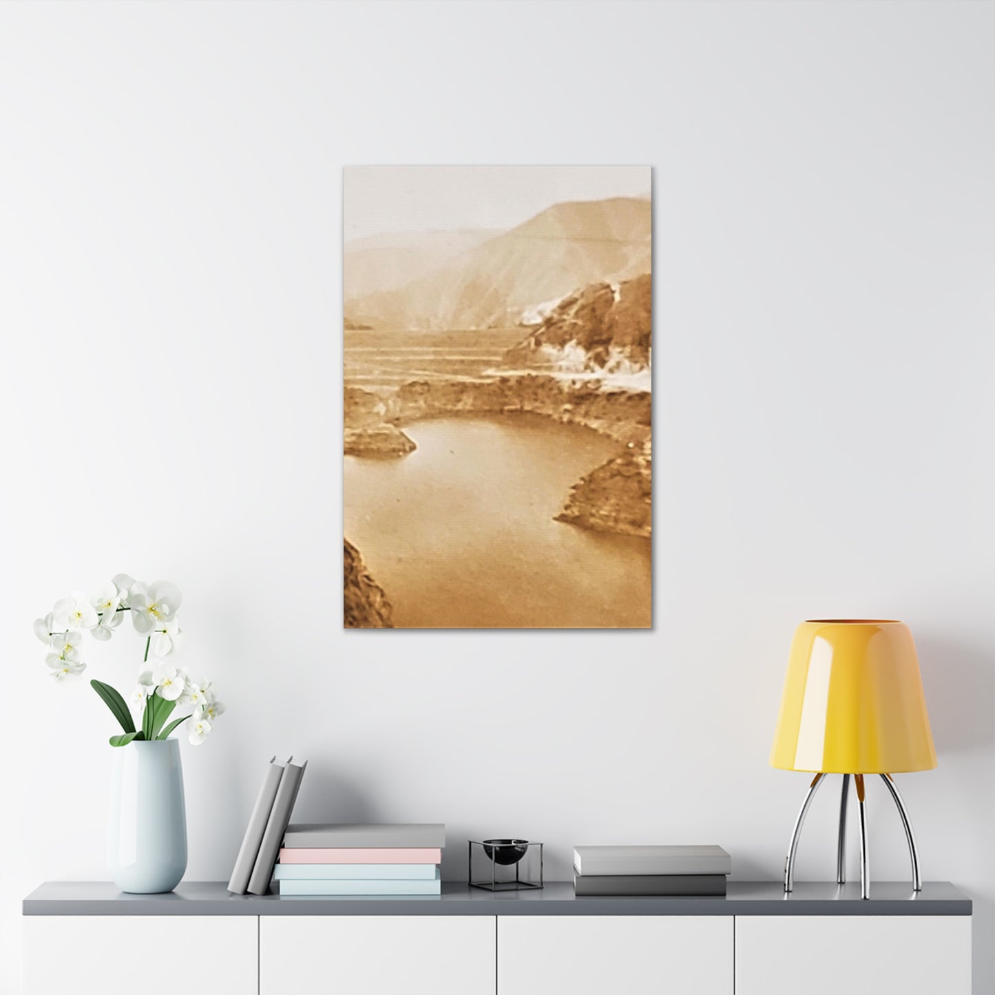 San Gabriel Dirt Fill Dam #1 Canvas Gallery Wraps