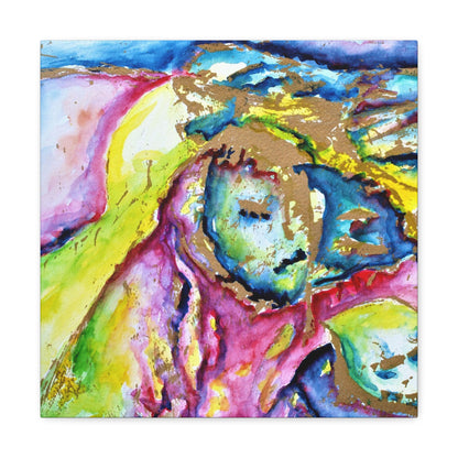 Mothers Face Canvas Gallery Wraps 16″ x 16″ 1.25"