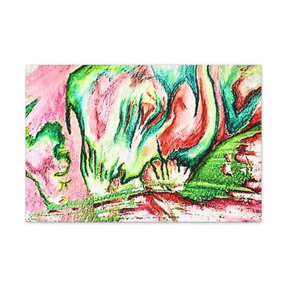 Pink Forest Canvas Gallery Wraps 24″ x 16″ 1.25"