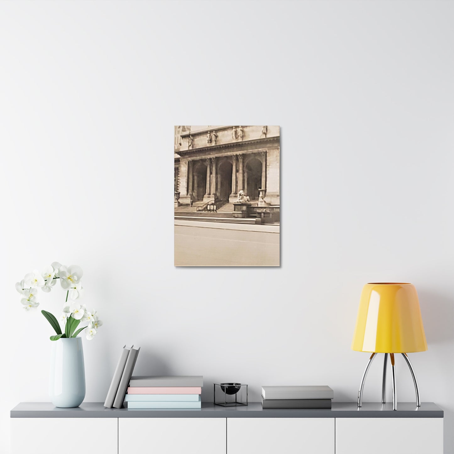 New York Public Library Stretched Canvas