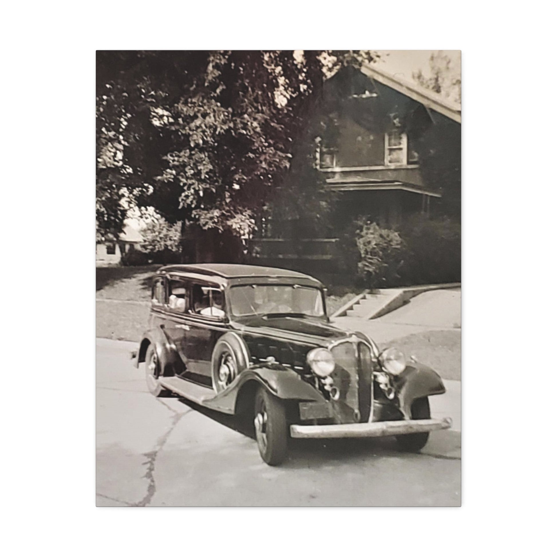 Classic Car Stretched Canvas