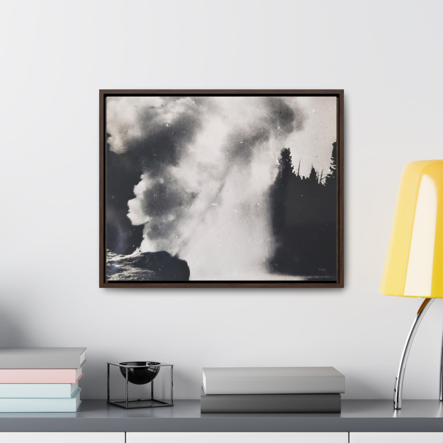 Riverside Geyser Yellowstone Gallery Canvas Wraps, Horizontal Frame