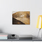 Morris Dam Lake Canvas Gallery Wraps 16″ x 12″ 1.25"