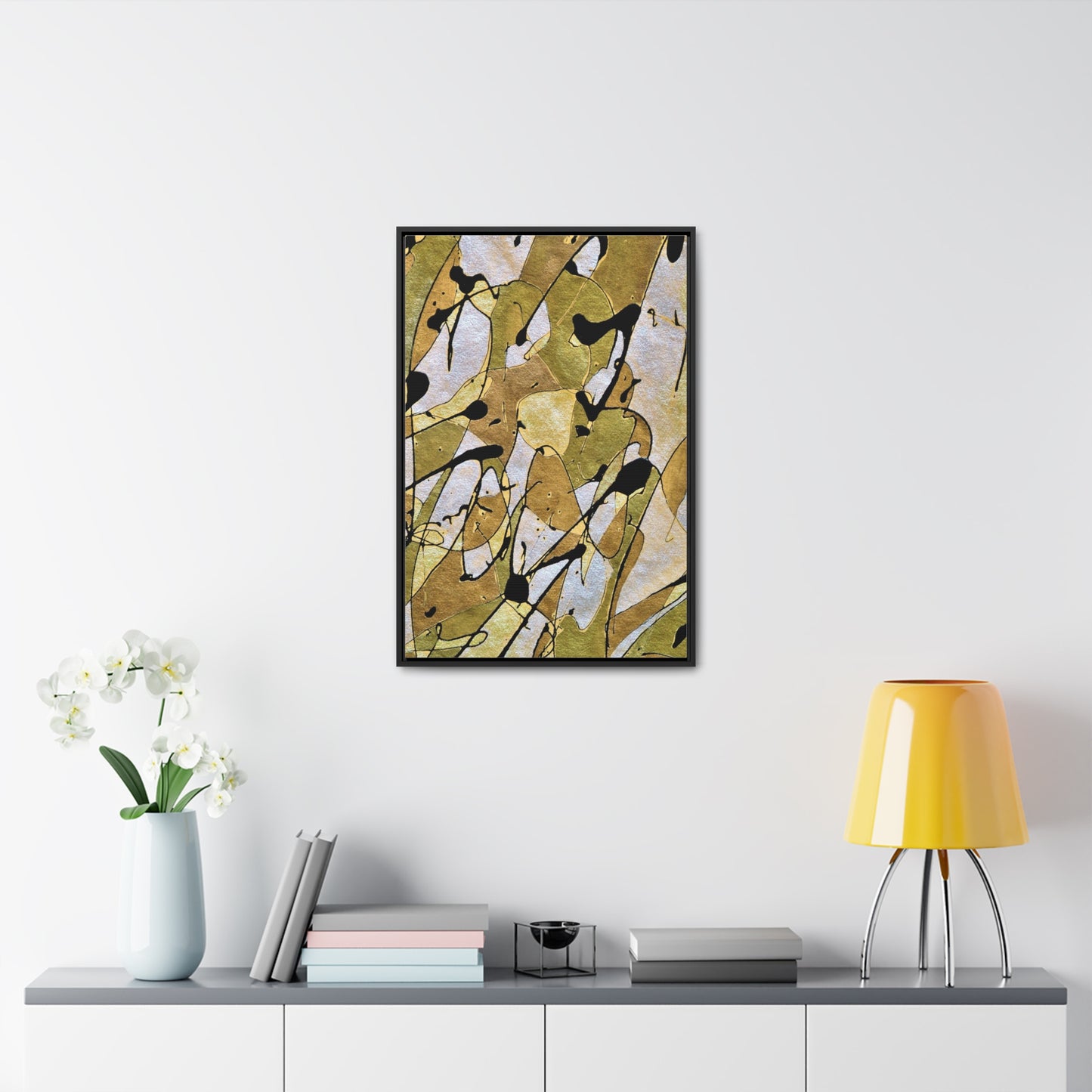 Gold Rush Gallery Canvas Wraps, Vertical Frame