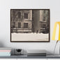 430 W 119th St New York Gallery Canvas Wraps Horizontal Frame 24″ x 20″ white black Premium Gallery Wraps (1.25″)
