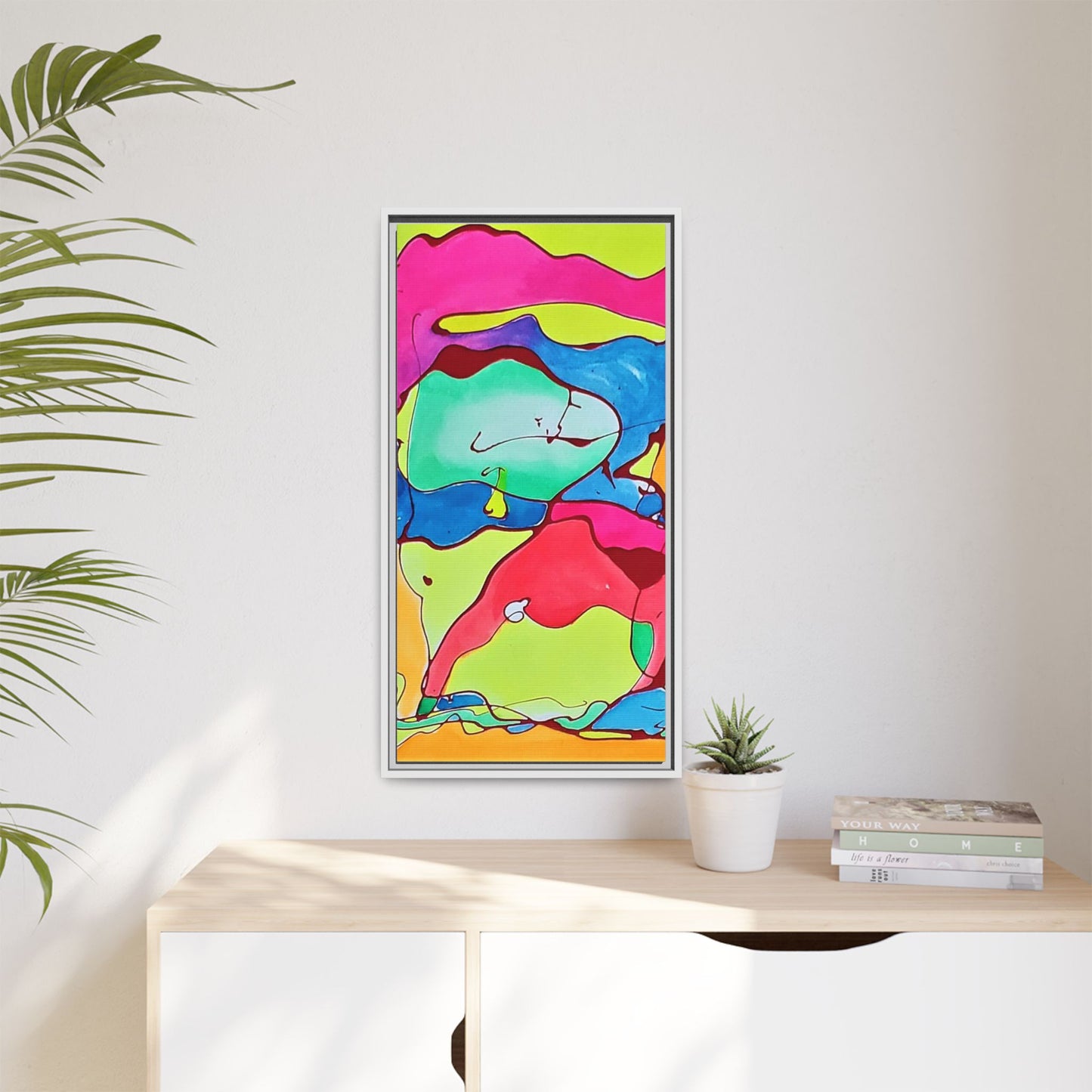 Kool Kid Matte Canvas Framed - Kia Day Design