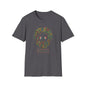 Jerry Garcia Dancing Bears Face - Vineyard Collection T-Shirt - Charcoal - T-Shirts