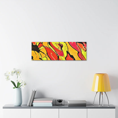 80s Rapture Canvas Gallery Wraps 36″ x 12″ 1.25"