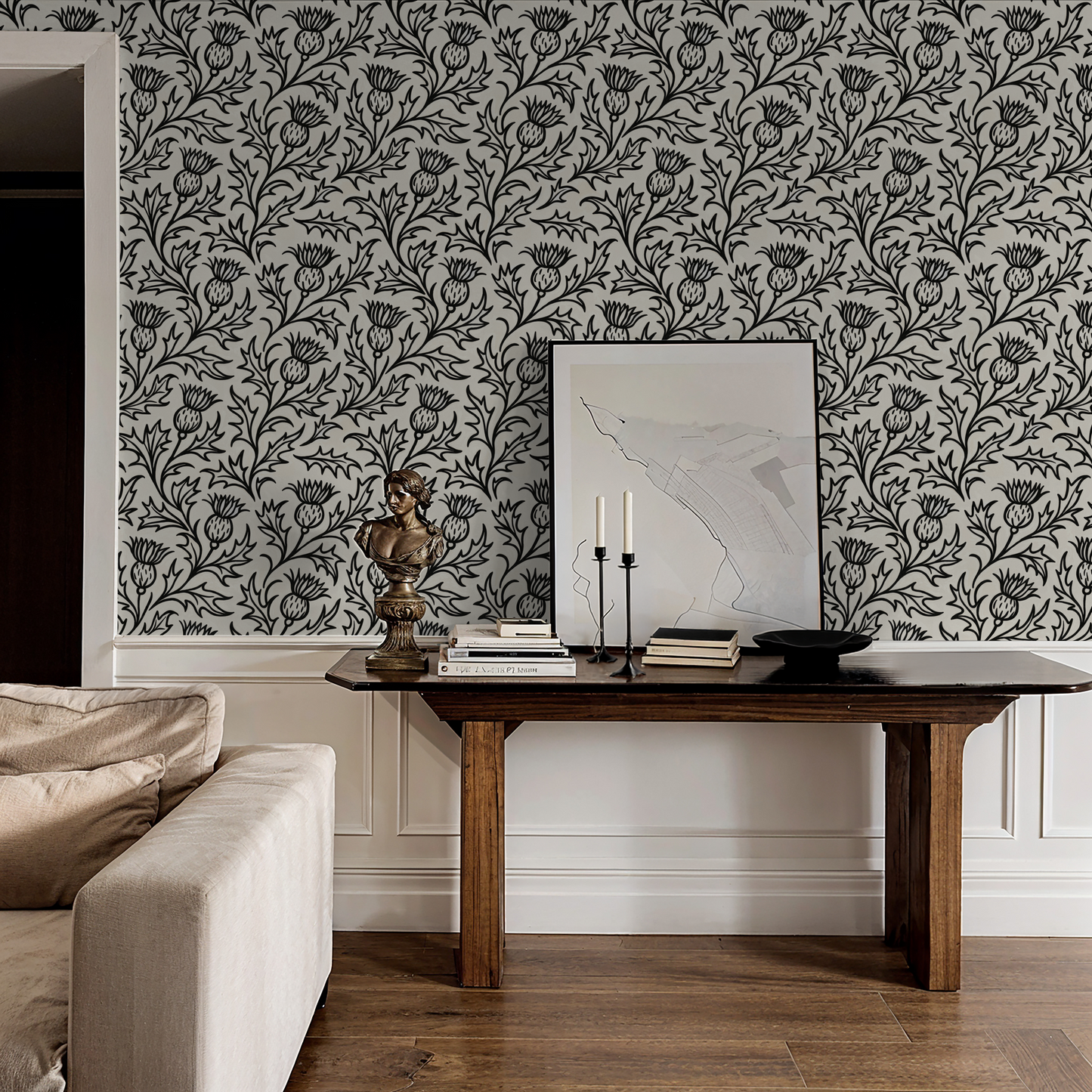 Thistle & Moor Wallpaper - LUXE Peel & Stick - Wallpaper