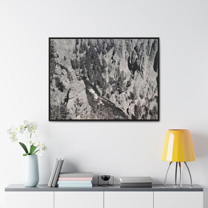 Cleopatras Needle Gallery Canvas Wraps Horizontal Frame 40″ x 30″ Black 1.25"