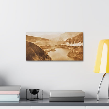 San Gabriel Dirt Fill Dam #1 Canvas Gallery Wraps Printify