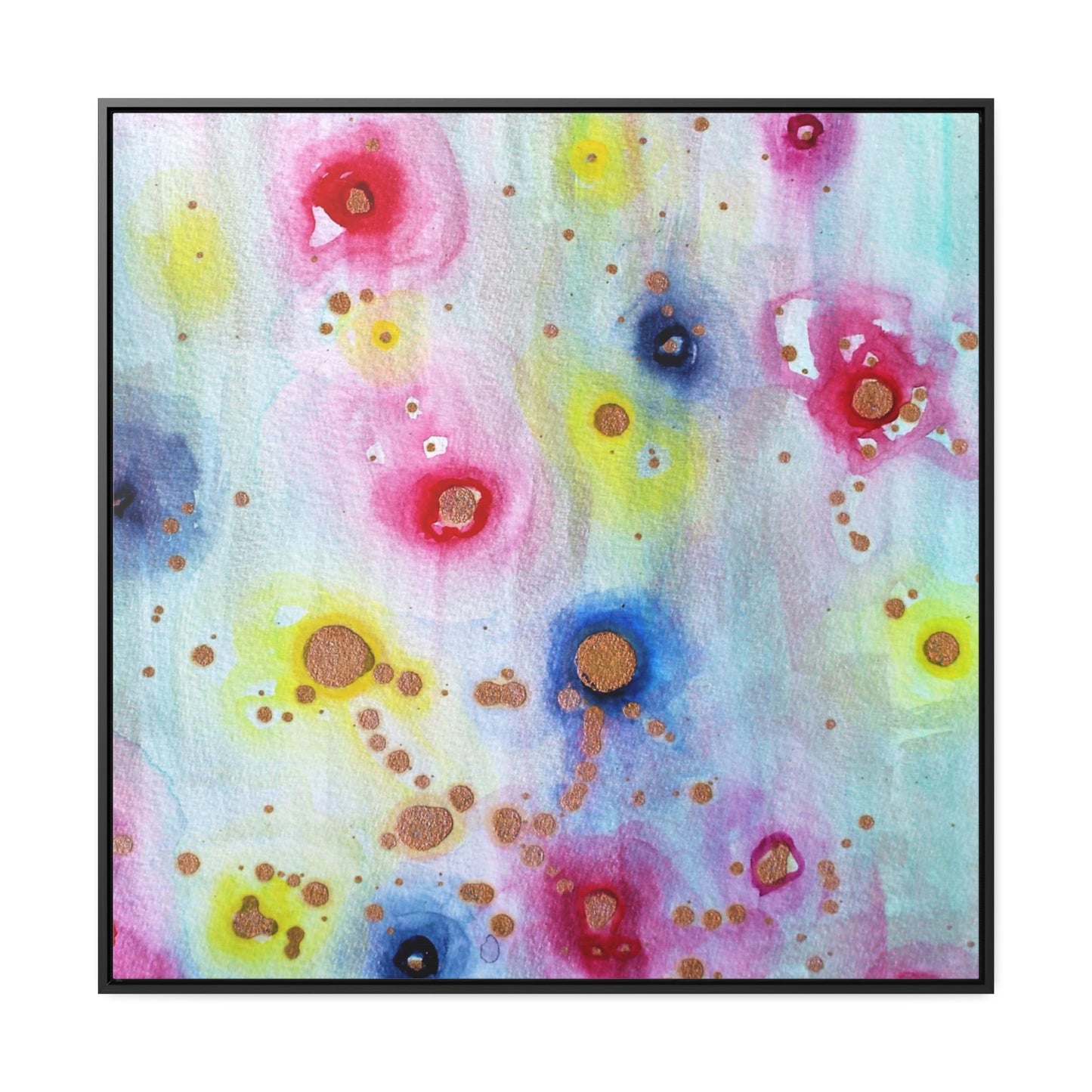 Raining Blooms Gallery Canvas Wraps, Square Frame