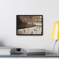 Rockefeller Plaza Easter 1945 Gallery Canvas Wraps Horizontal Frame 16″ x 12″ Black 1.25"