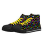 Starfall Chaos Canvas Unisex High Tops- Shadow Threadz- {{Product type}}