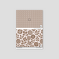 Folkflower (Brown) Wallpaper - Sample - Wallpaper