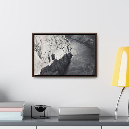 Boulder Dam Gallery Canvas Wraps Horizontal Frame 18″ x 12″ Walnut 1.25"