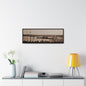 Navy Day New York October 27th 1945 Gallery Canvas Wraps Horizontal Frame 36″ x 12″ Walnut 1.25"