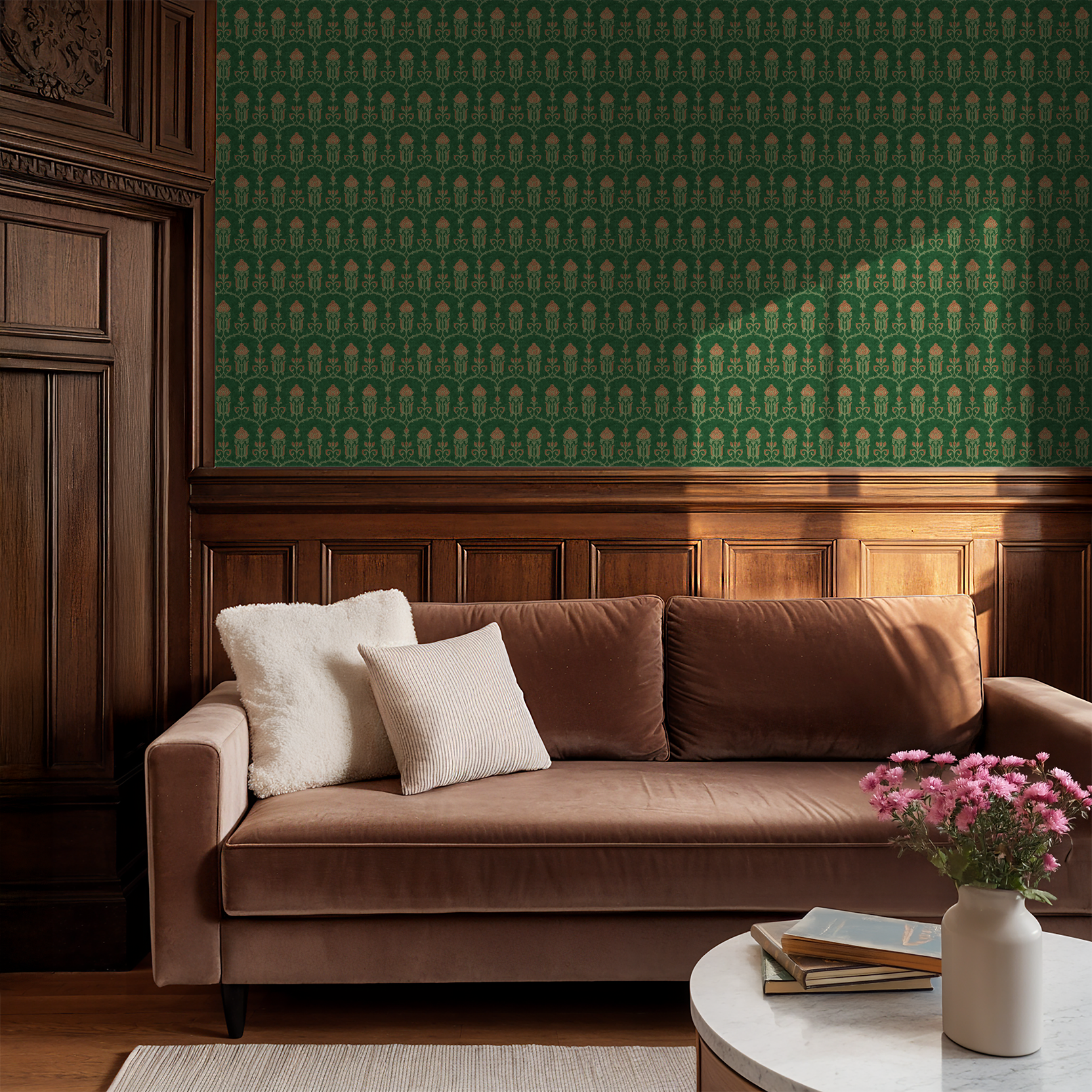 Verdant Nouveau Wallpaper - - Wallpaper