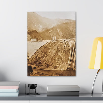 Back View Morris Dam Spillway Canvas Gallery Wraps 18″ x 24″ 1.25"