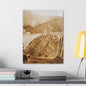 Back View Morris Dam Spillway Canvas Gallery Wraps 18″ x 24″ 1.25"