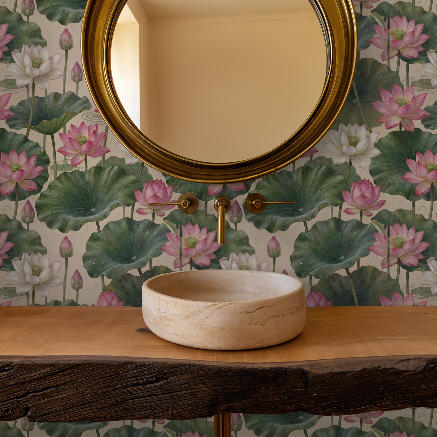 Shiga Wallpaper - LUXE Peel & Stick - Wallpaper