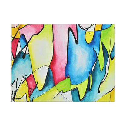 Blue Flame Canvas Gallery Wraps 40″ x 30″ 1.25"