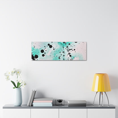 Teal Burst Canvas Gallery Wraps