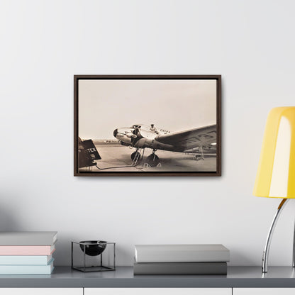 Refueling Mid-Contintent Chief Line 1939 Gallery Canvas Wraps Horizontal Frame 18″ x 12″ Walnut Premium Gallery Wraps (1.25″)