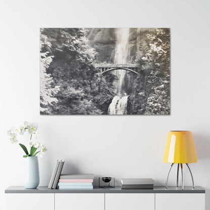 Multnomah Falls Oregon Canvas Gallery Wraps 48″ x 32″ 1.25"