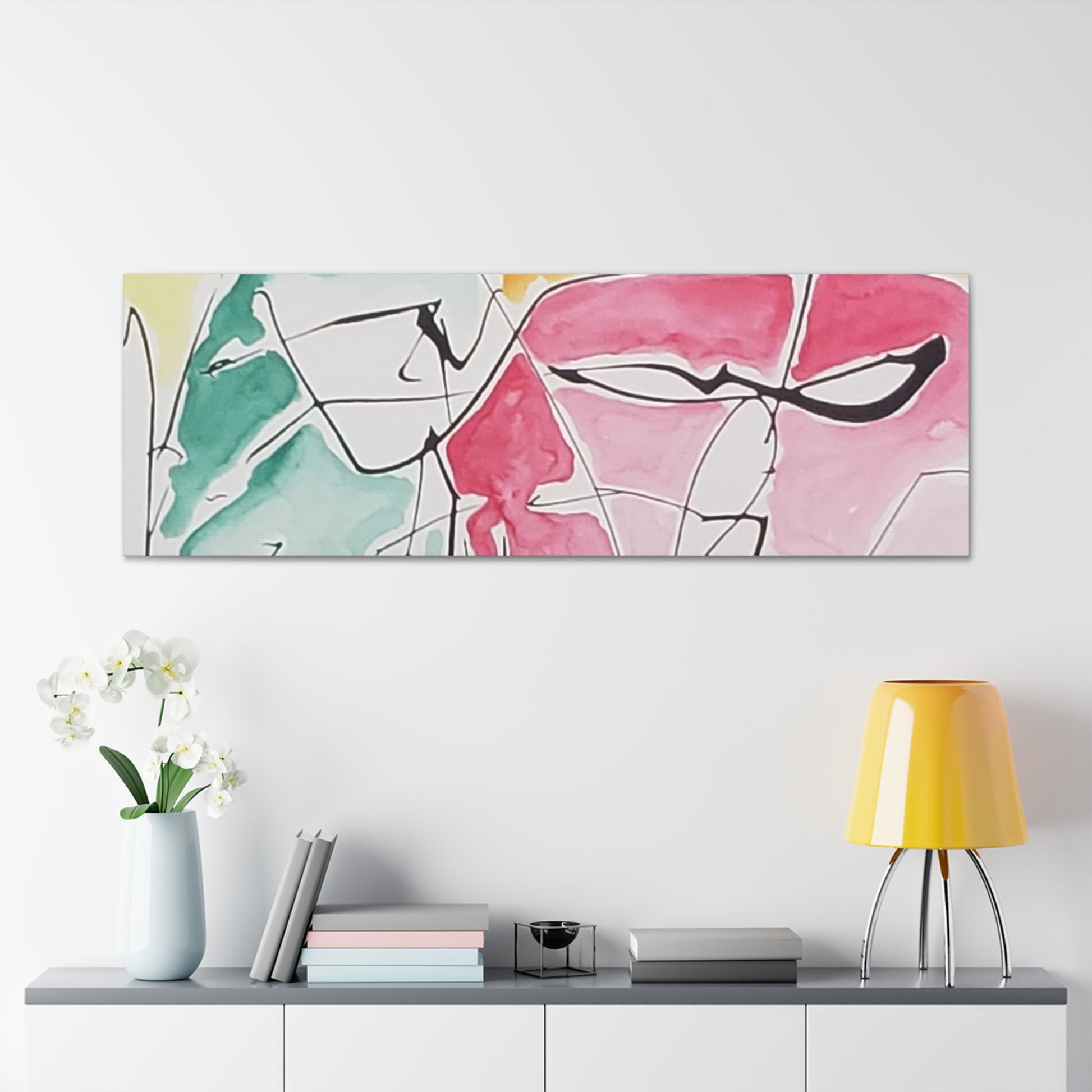 Abstract Face Canvas Gallery Wraps - Kia Day Design