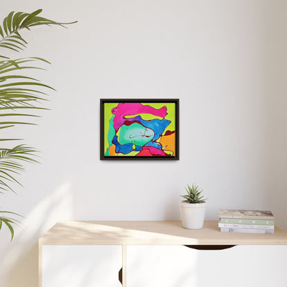 Kool Kid Matte Canvas Framed - Kia Day Design