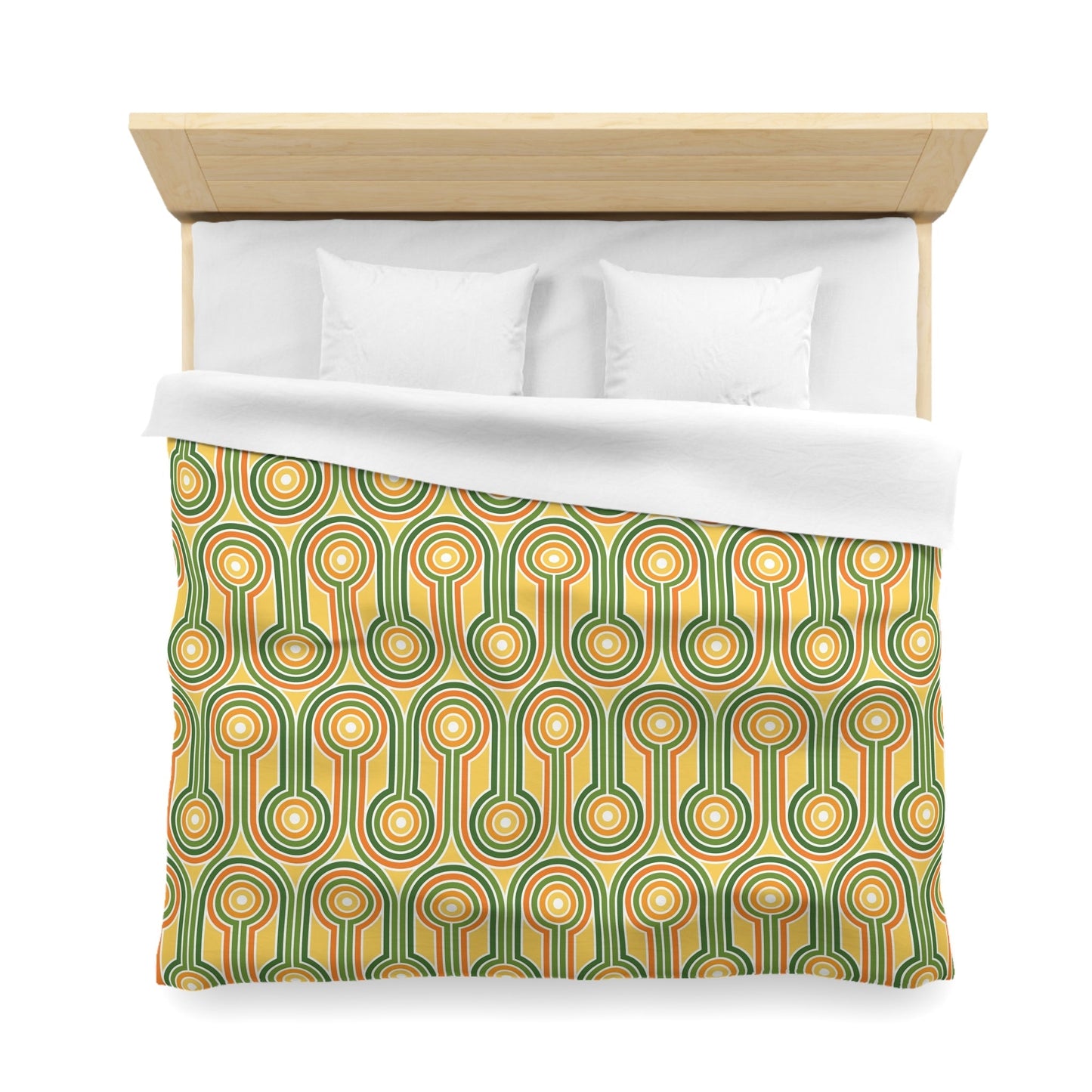 Retro Pattern Microfiber Duvet Cover - Kia Day Design
