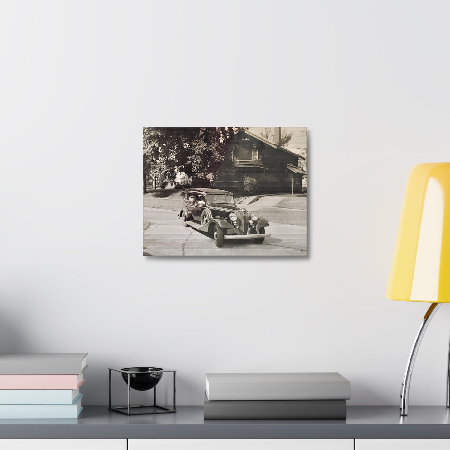 Classic Car Stretched Canvas 1.5" 14″ x 11″