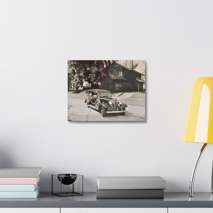 Classic Car Stretched Canvas 1.5" 14″ x 11″