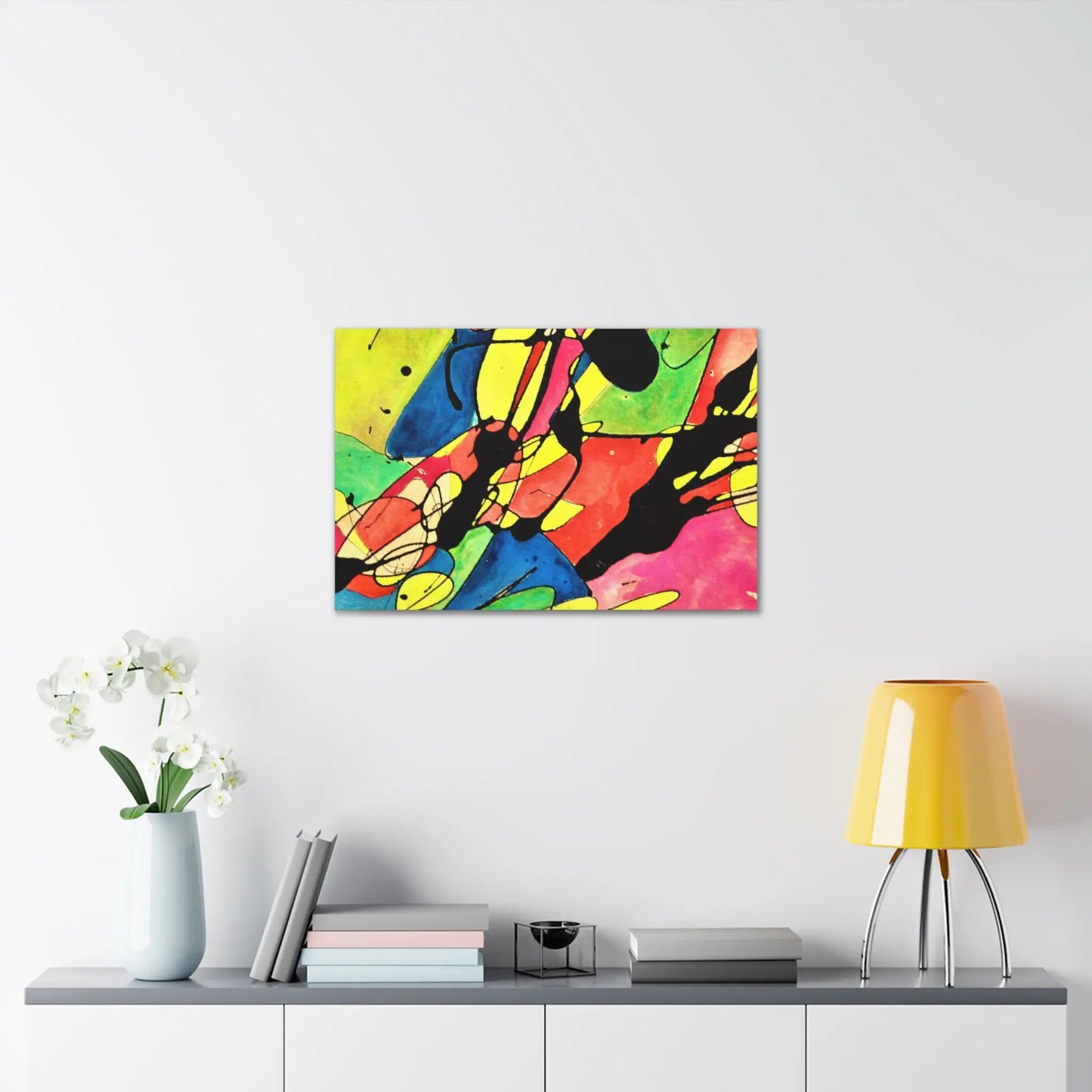 Exploding Earth Canvas Gallery Wraps 30" x 20" 1.25"
