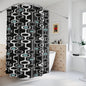 Modern Geometric Shower Curtain - 71" × 74" - Home Decor