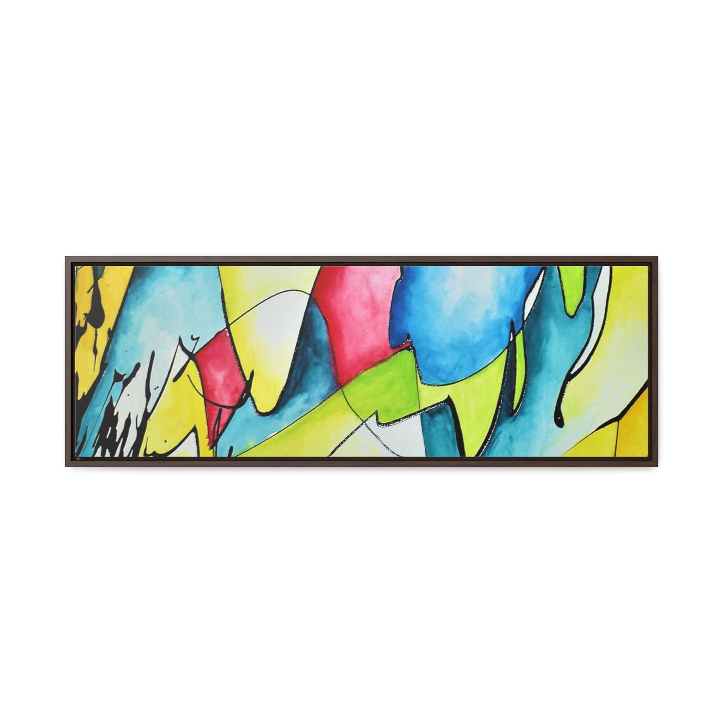 Blue Flame Gallery Canvas Wraps, Horizontal Frame