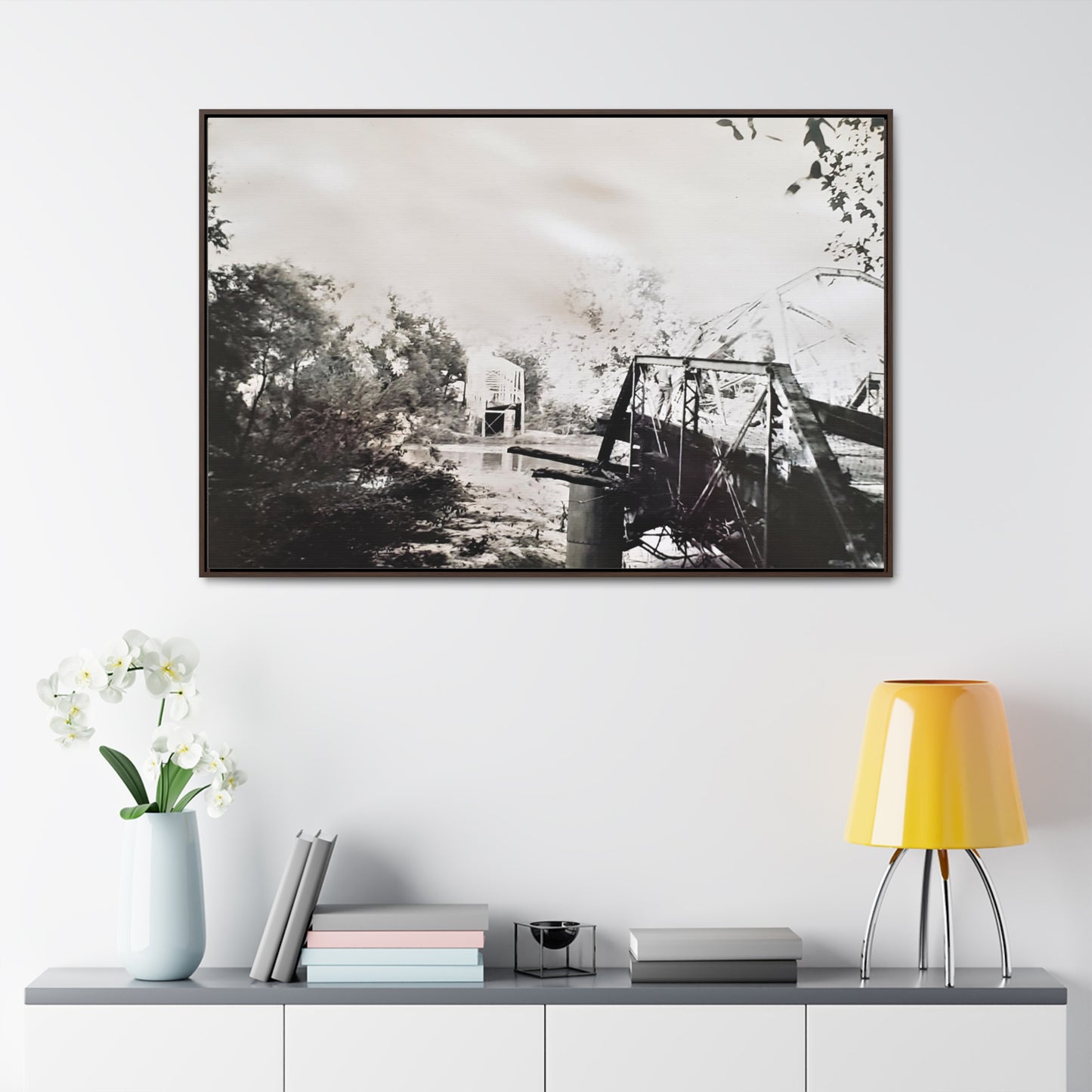 Bridge Gallery Canvas Wraps, Horizontal Frame