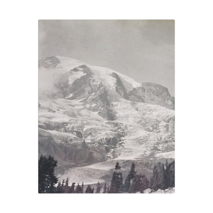 Mount Rainier Satin Canvas Stretched 11″ x 14″ (Vertical) 1.5"