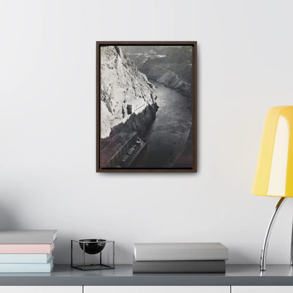 Boulder Dam Gallery Canvas Wraps Vertical Frame 12″ x 16″ 1.25" Walnut