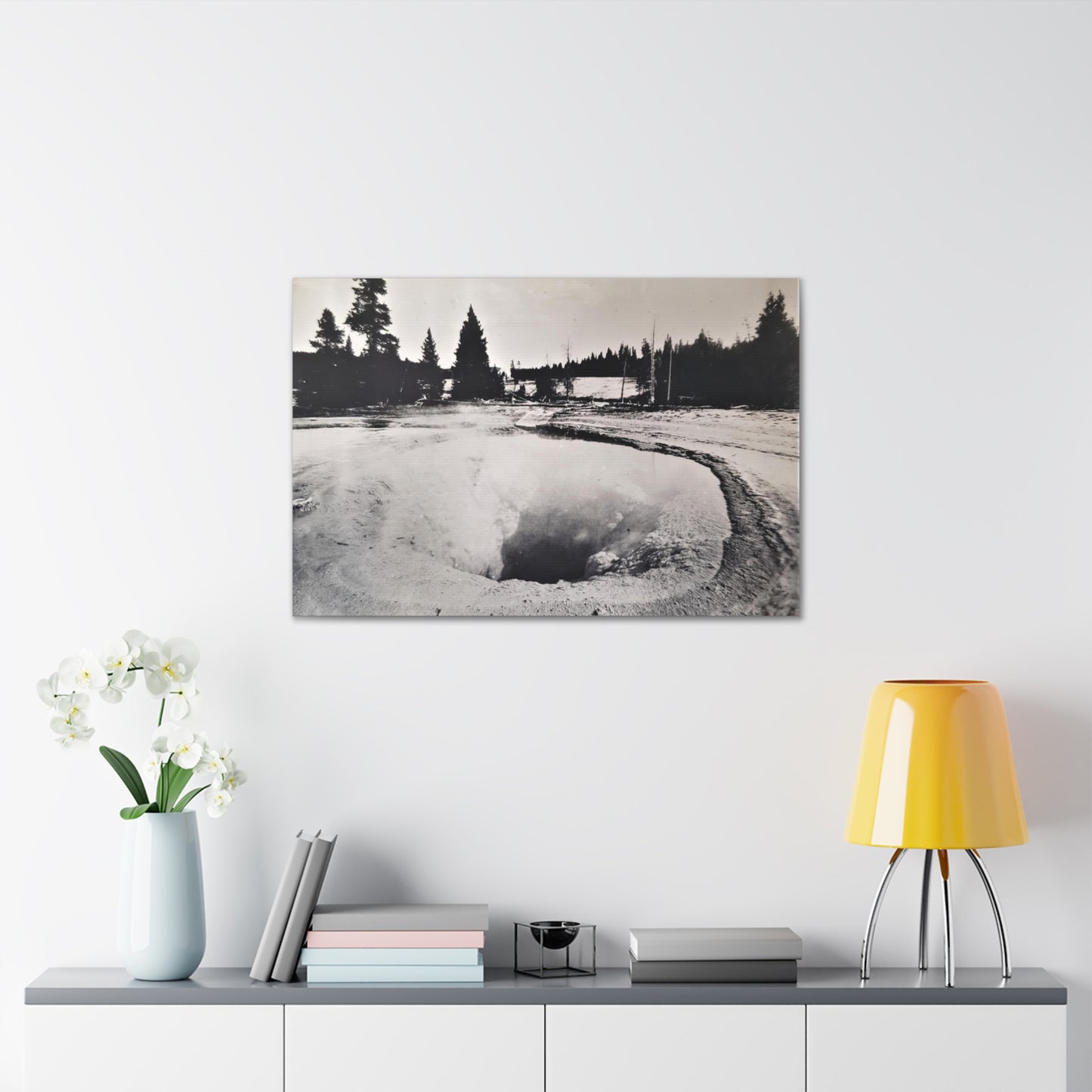 Morning Glory Pool Yellowstone Canvas Gallery Wraps