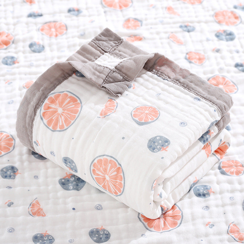 Cotton 6-Layer Unicorn Baby Swaddle Blanket - - blanket
