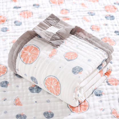 Cotton 6-Layer Unicorn Baby Swaddle Blanket - - blanket