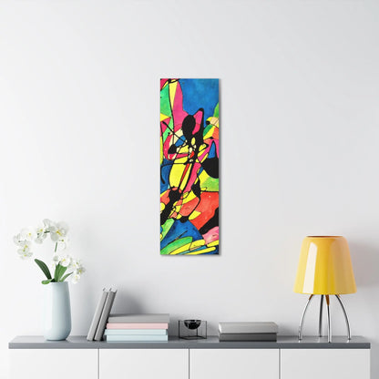 Exploding Earth Canvas Gallery Wraps 12″ x 36″ 1.25"
