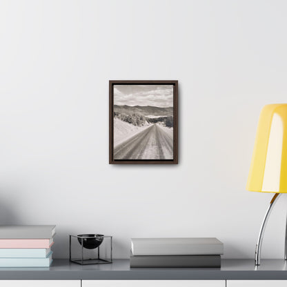 Western Road Gallery Canvas Wraps Vertical Frame 8″ x 10″ 1.25" Walnut