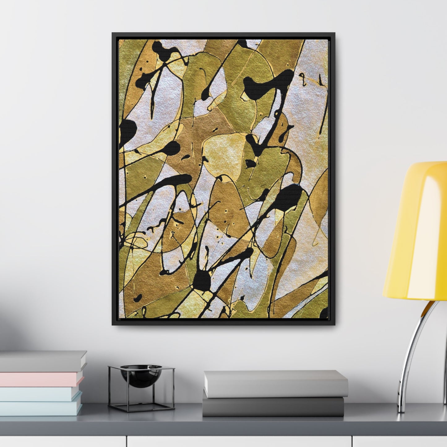 Gold Rush Gallery Canvas Wraps, Vertical Frame