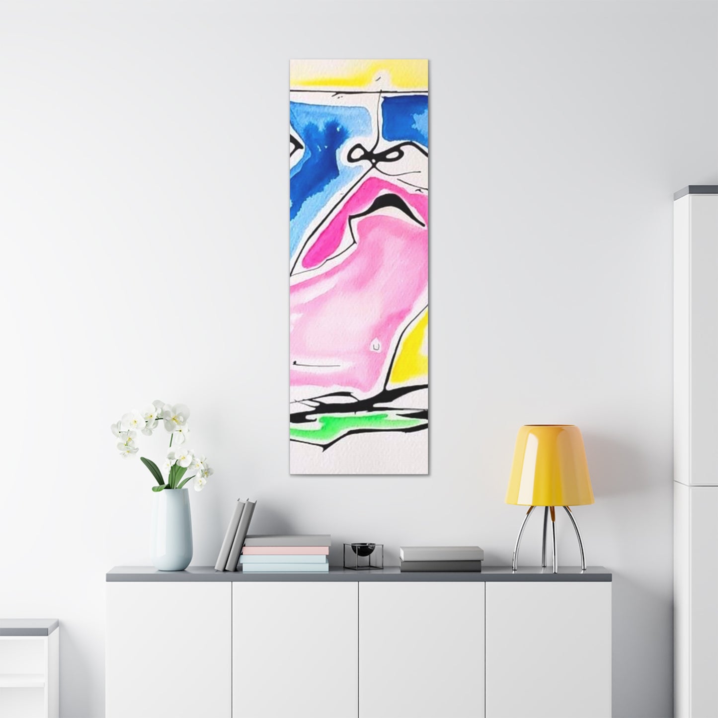 Pink Elephant Canvas Gallery Wraps 20″ x 60″ 1.25"