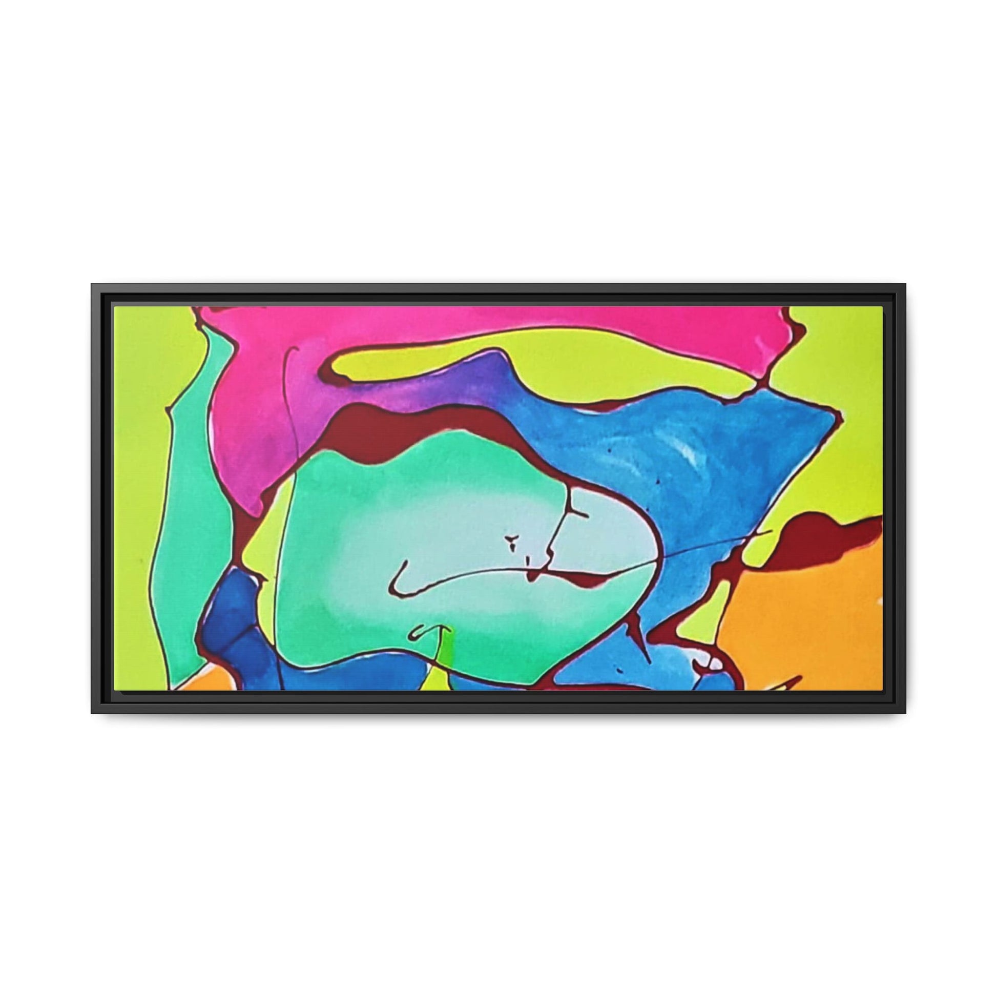 Kool Kid Matte Canvas Framed - Kia Day Design